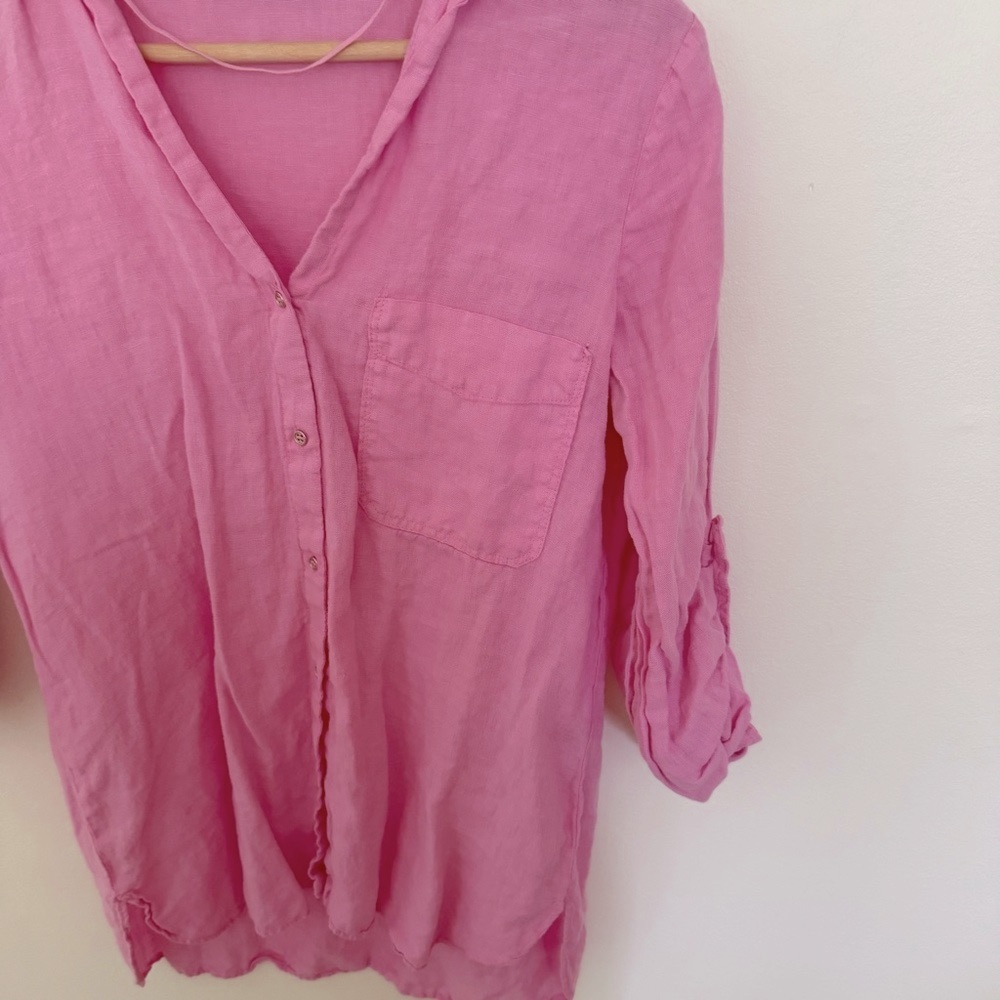 Linen button down shirt - Picture 5 of 7